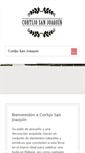 Mobile Screenshot of cortijosanjoaquin.com